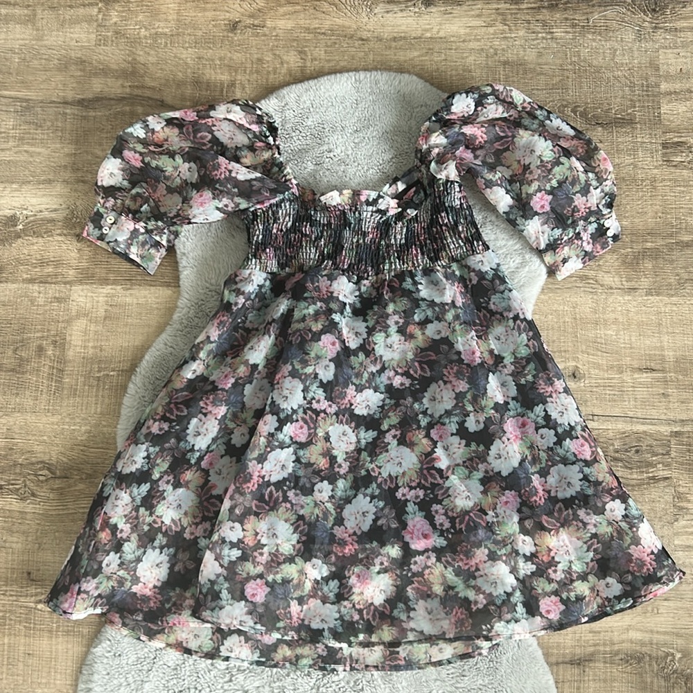 70F/21C Floral Mini Dress - Picture 6 of 7